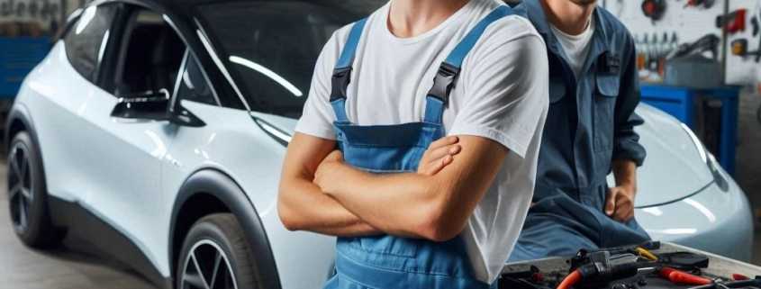 Werkzaamheden aan een Elektrische Auto